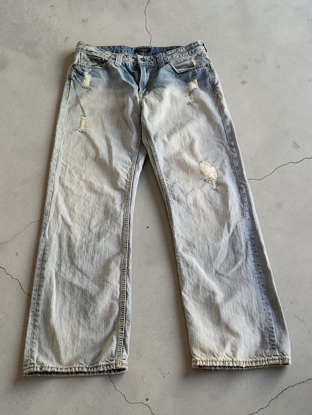 Guess Mens Jeans, Desmond Relaxed Straight